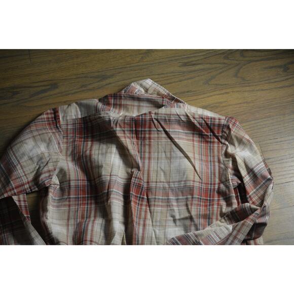 Vintage 1980s Campus Studio One Plaid Shirt - Long Sleeve - Picture 7 of 9